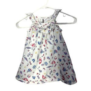 Jillians Closet Beach Themed Sundress size‎ 3T sleeveless Dress